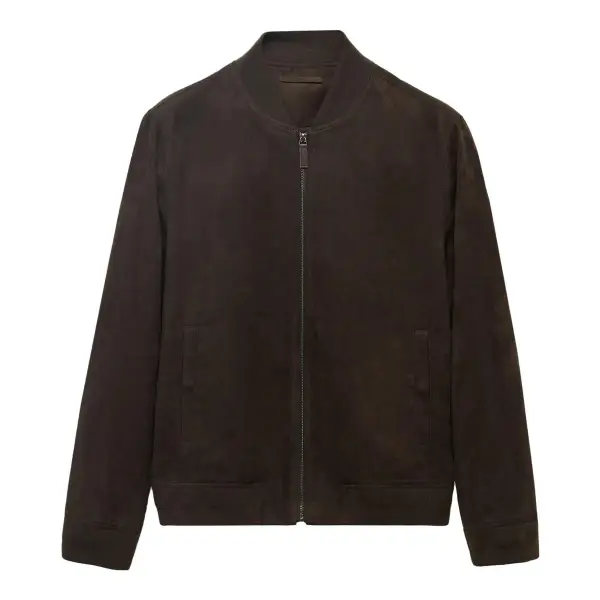 Suede Effect Jacket