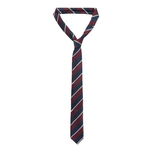 Lene Striped Twill Tie