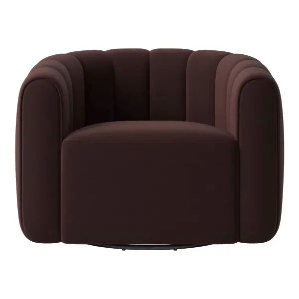 Fitz Swivel Chair Curious Linen