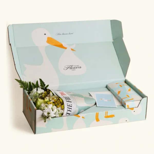 The New Baby Send | Flowers + Gift Set for New Moms