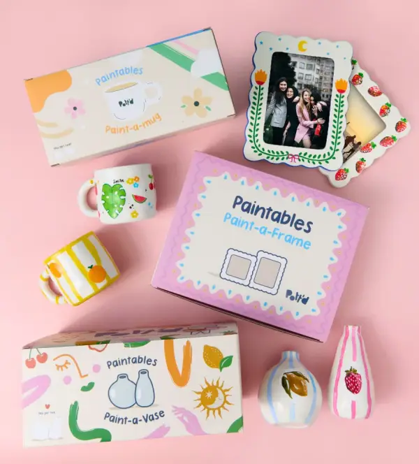 Paintables Mug, Frame & Vase Bundle