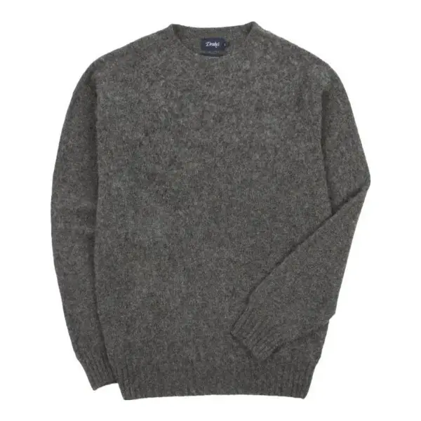 Brushed Shetland Crew Neck Jumper