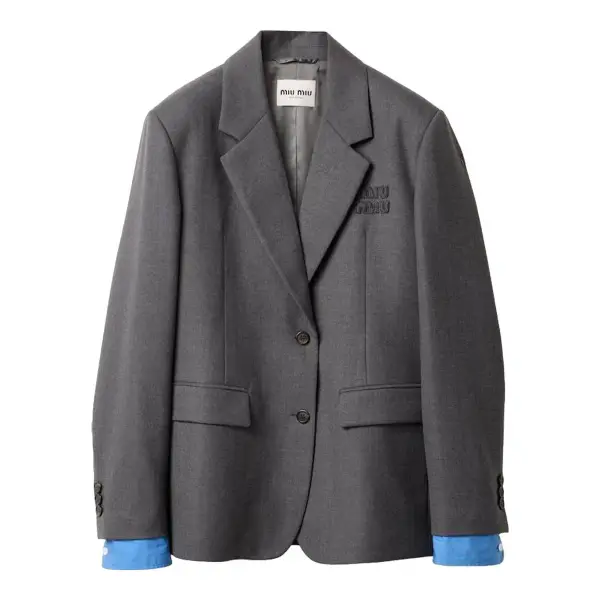 Single Breasted Gabardine Jacket