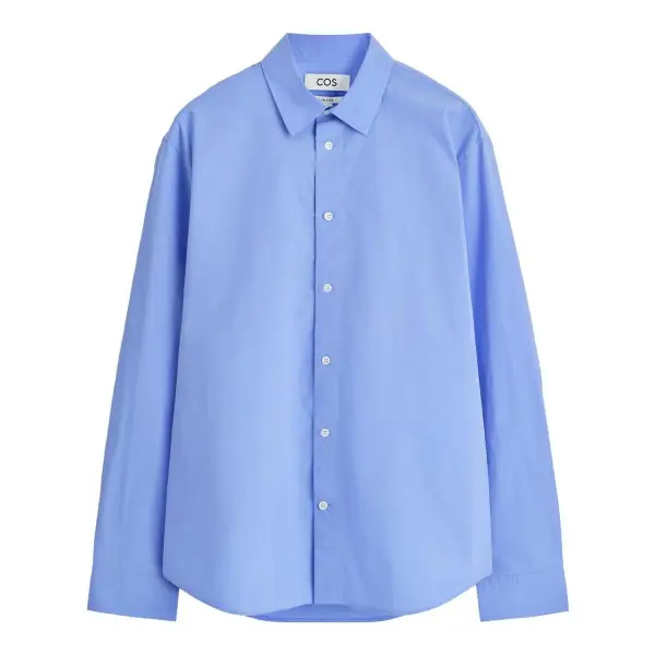 Relaxed Pima Cotton Poplin Shirt