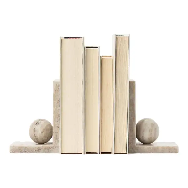 Adar Marble Bookends Set Of 2