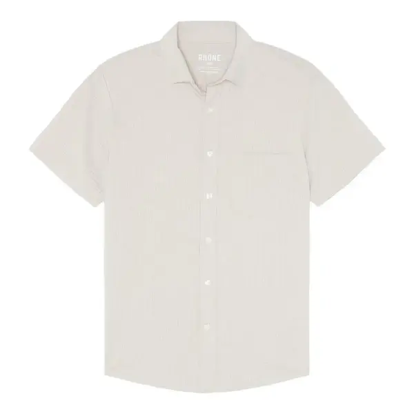 Commuter Seersucker Camp Collar Shirt
