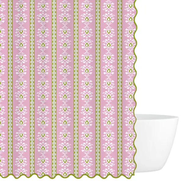 Rosemary Stripe Shower Curtain