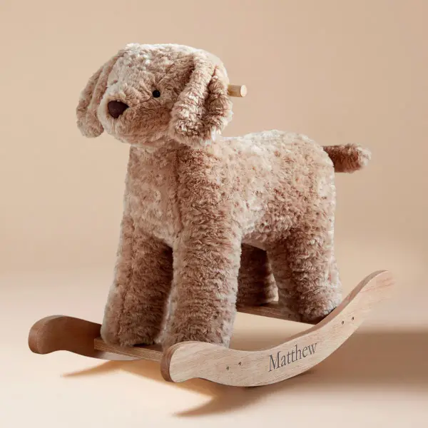 Kid Labradoodle Plush Rocker