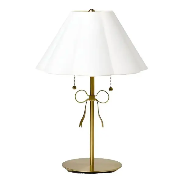 Stick Lamp With Bow Brass