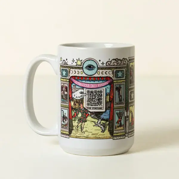 Daily Tarot Reading QR Mug