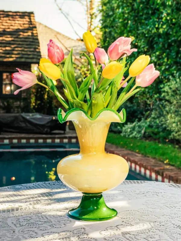 Verdant Bloom Vase