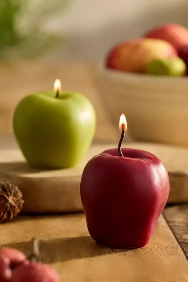 Happy Organics Apple Candle