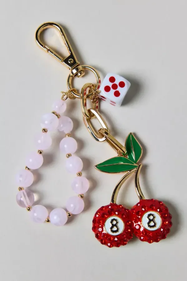 Lucky Gem Cherry Keychain