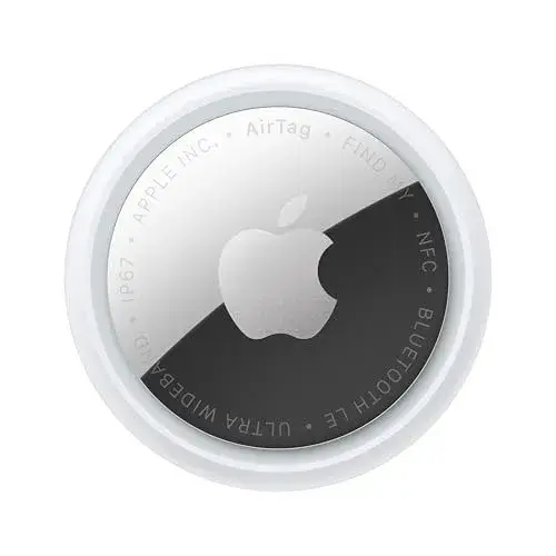 Apple AirTag (2nd Generation): Tracker for Keychain, Wallet, and More; Locator with Sound; Simple One-Tap Setup with iPhone or iPad; Key Finder with up to 1.5X Precision Finding Range