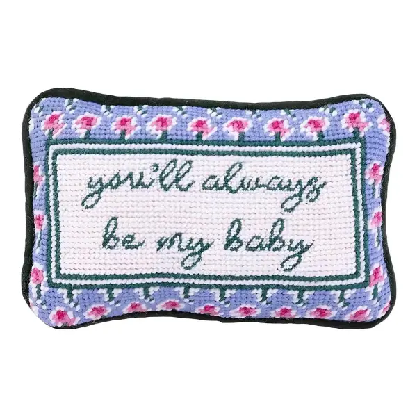 Be My Baby Mini Needlepoint Pillow