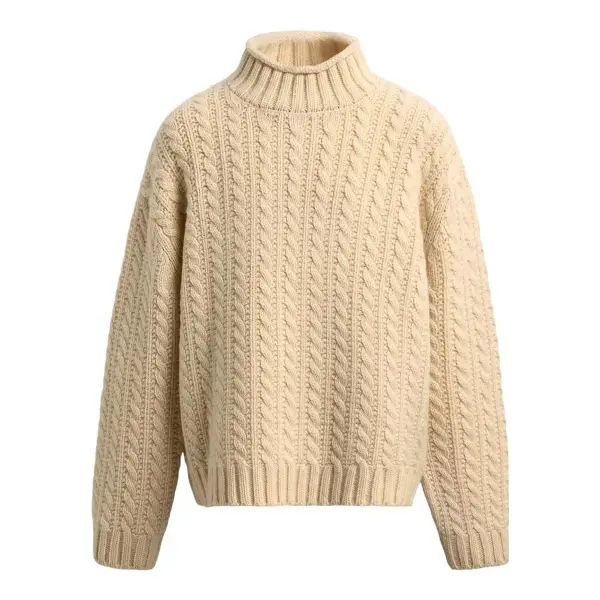 Aaron Levine x Zara Wool Cable Knit Jumper