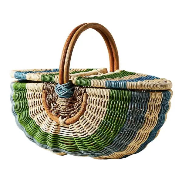 Nina Handwoven Picnic Basket