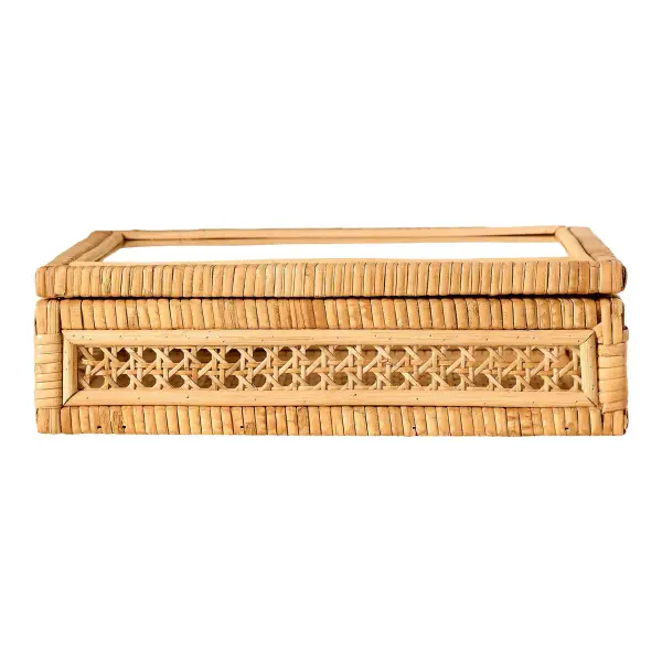 Rattan Tile Box