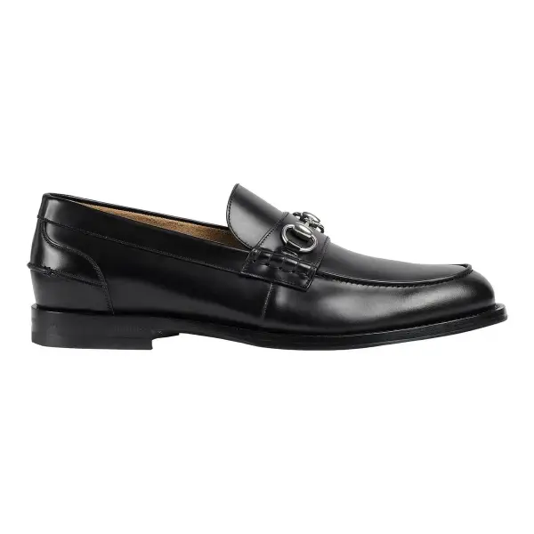 Semi-Round Toe Loafer With Horsebit