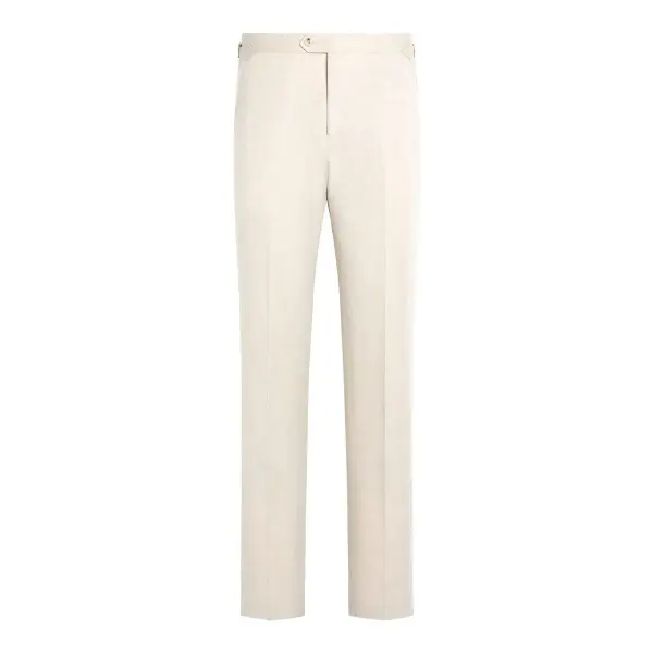 Straight Leg Suit Trousers