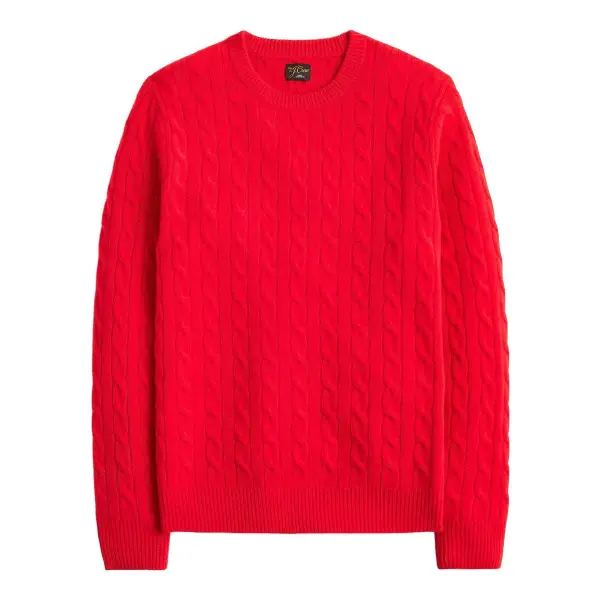 Cashmere Cable-Knit Sweater