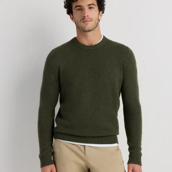 100% Yak Wool Crewneck Sweater