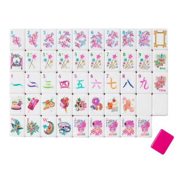 Glitterville Mahjong Tiles
