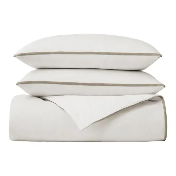 Percale Embellished Duvet Set