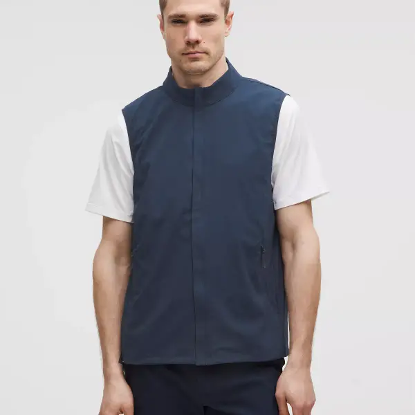 Windproof Full-Zip Golf Vest