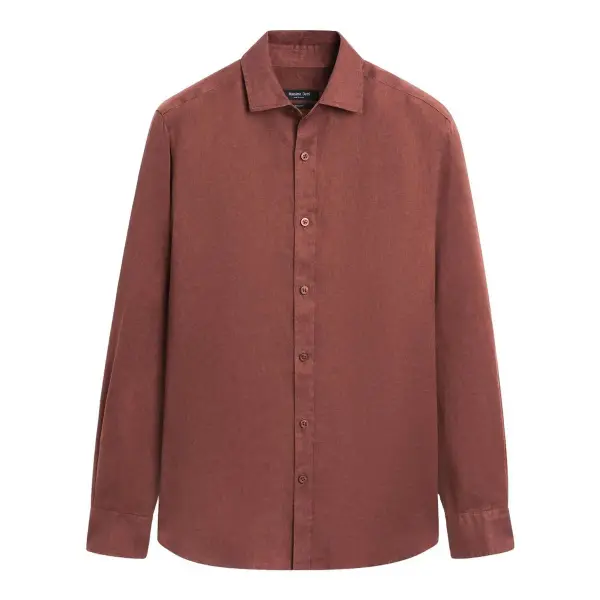 Slim Fit 100% Linen Shirt