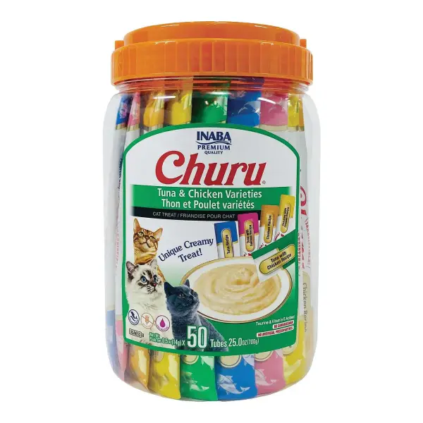 Churu 50 ct Tuna and Chicken Variety Jar