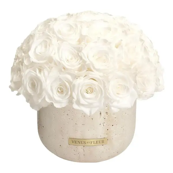 Terre Travertine Vase