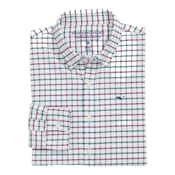 Quidnet Tattersall Performance Cotton Shirt