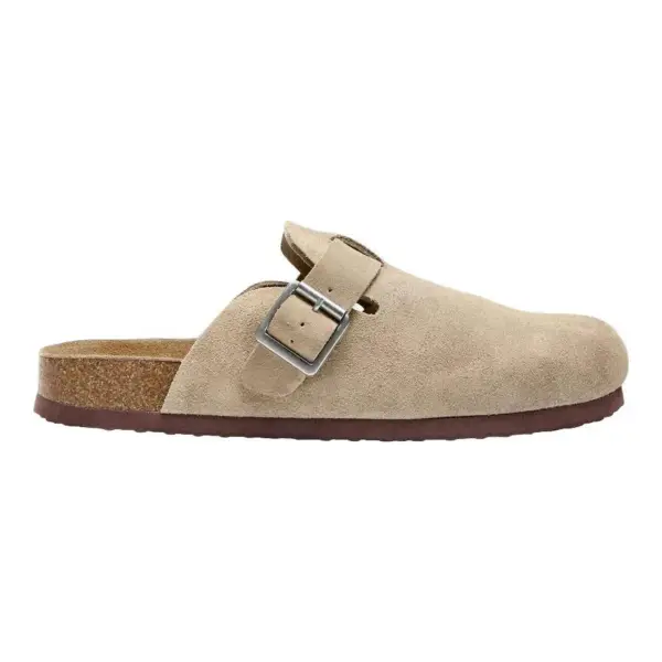 Wilderr Taupe Suede Mules