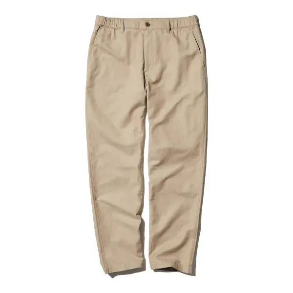 Linen Blend Relaxed Trousers