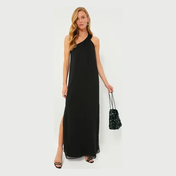 Emerald Jacquard Soleil Gown