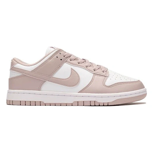 Womens Nike Dunk Low Athletic Shoe - White / Particle Rose / White