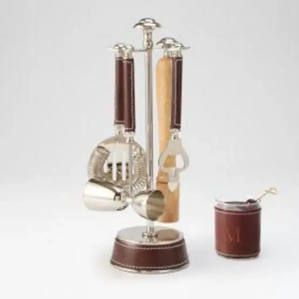 Manhattan Leather Bar Tool Set