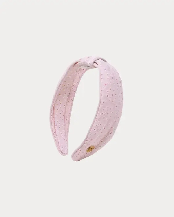 Eyelet Low Knot Headband