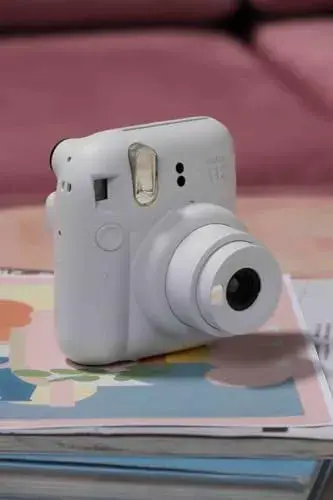 Fujifilm Instax Mini 12 Instant Film Camera, Clay White