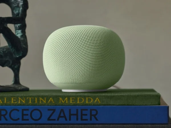 Google Home Speaker - Smart Speaker with 360° Sound and Gemini - Jade GA10555-US - The Home Depot