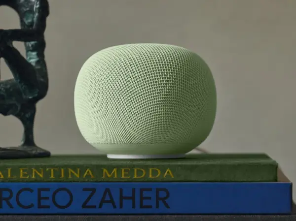 Google Home Speaker - Smart Speaker with 360° Sound and Gemini - Jade GA10555-US - The Home Depot