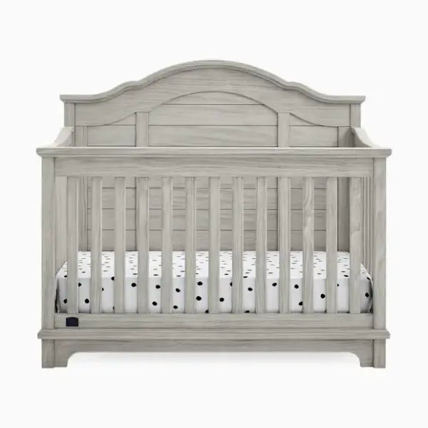 Simmons Kids Asher 6-in-1 Convertible Crib - Greenguard Gold Certified - Rustic Mist