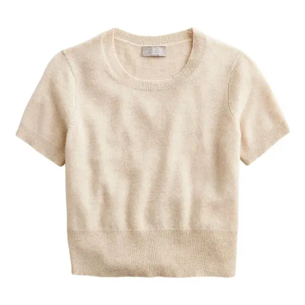 Cashmere Shrunken T-Shirt