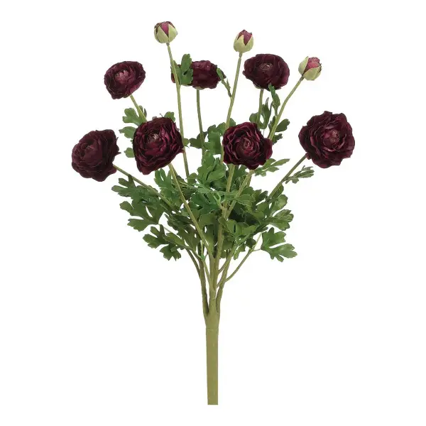 Artificial Ranunculus Flower Bush - 19