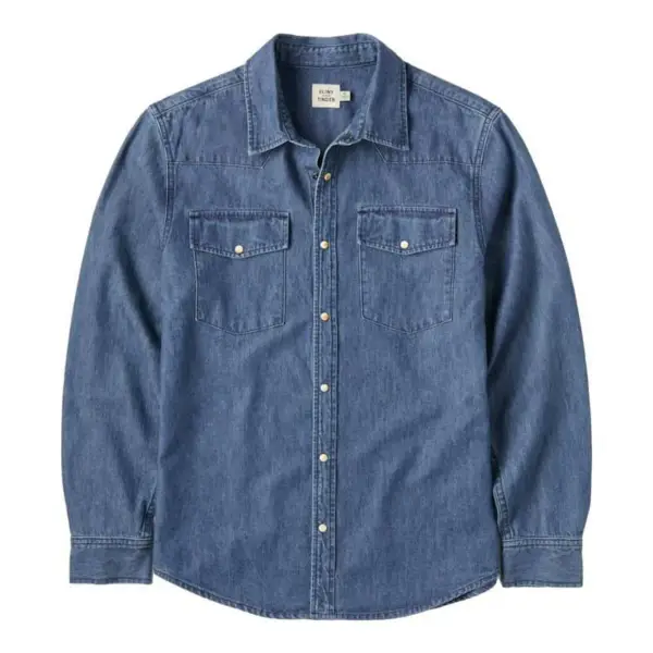Bone Button Western Shirt