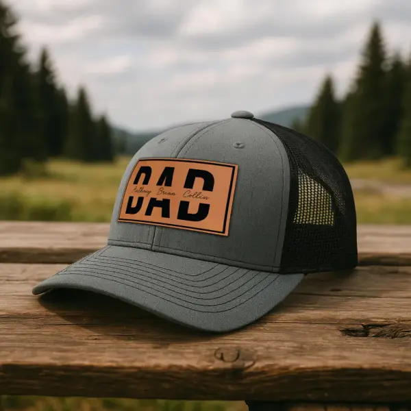 Custom Dad Hat With Kids Names-Personalized Dad Hat-Father's Day Hats-Dad Gift Cap-Dad Gift From Kids-Dad Birthday Gift-Dad Christmas Gift
