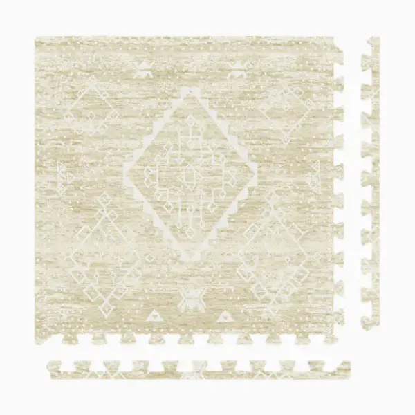 House of Noa Little Nomad Play Mat | Ula - Straw, 4X6