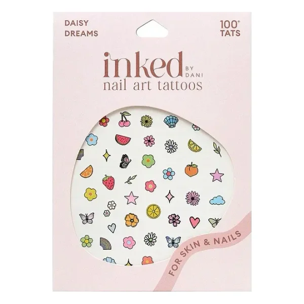 Nail Art Tattoos in Daisy Dreams
