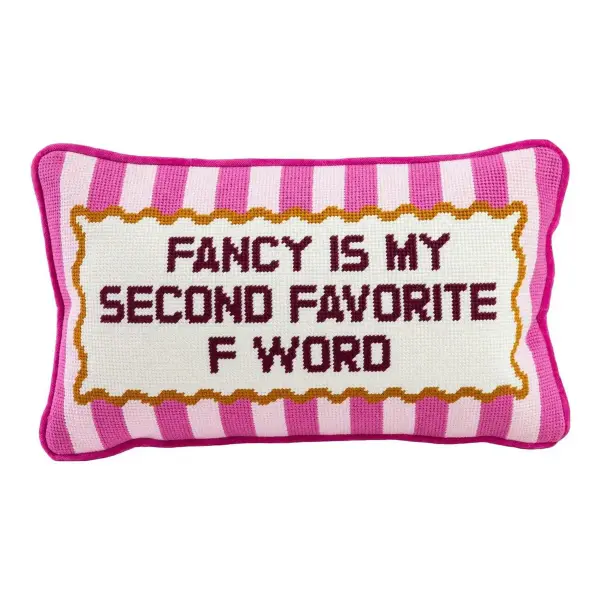 Fancy Needlepoint Pillow